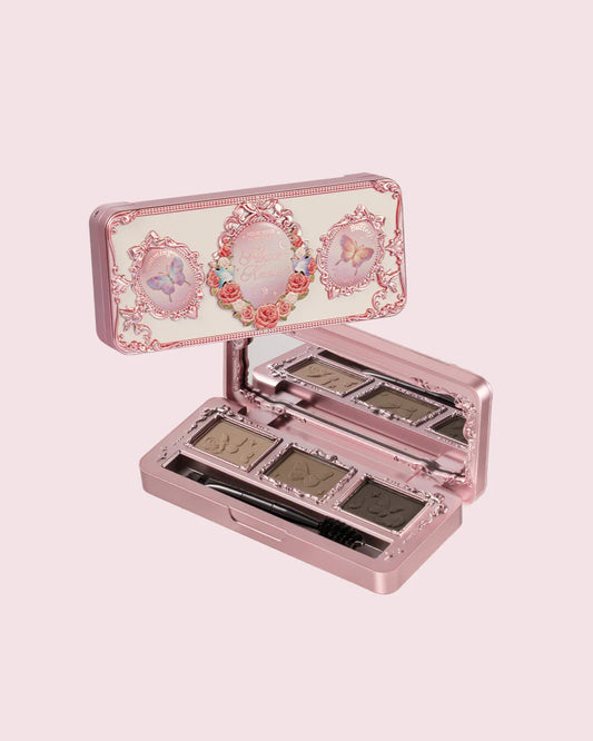 Flower Knows Midsummer Fairytales Series Three Color Eyebrow Plate Multi-use Natural Eyebrow Powder