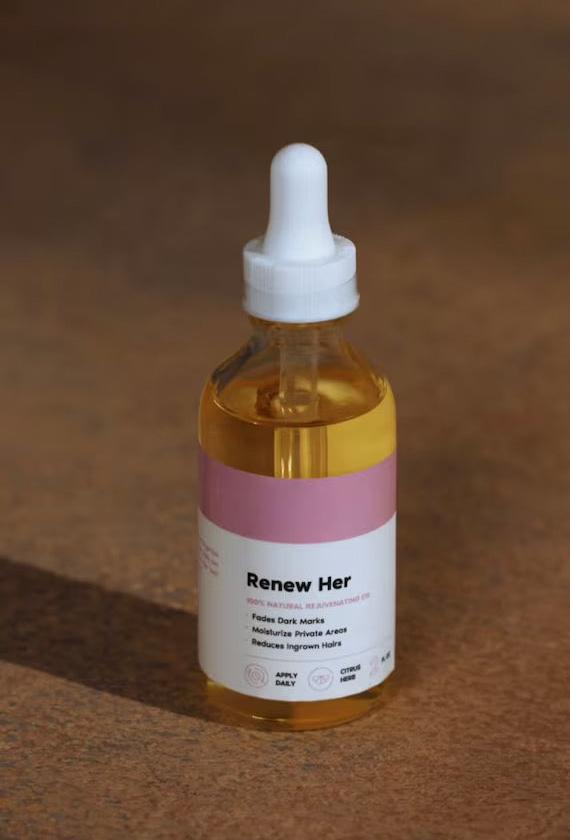 Renew Her Yoni Oil - For Dryness, Ingrown Hair & Dark Marks