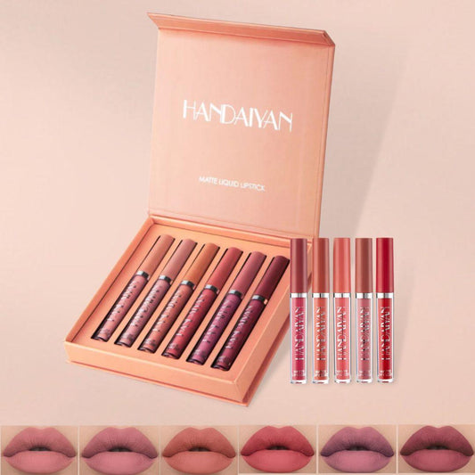 Handaiyan Matte Lip Gloss Kit - Bold, Long-Lasting Color for Every Occasion