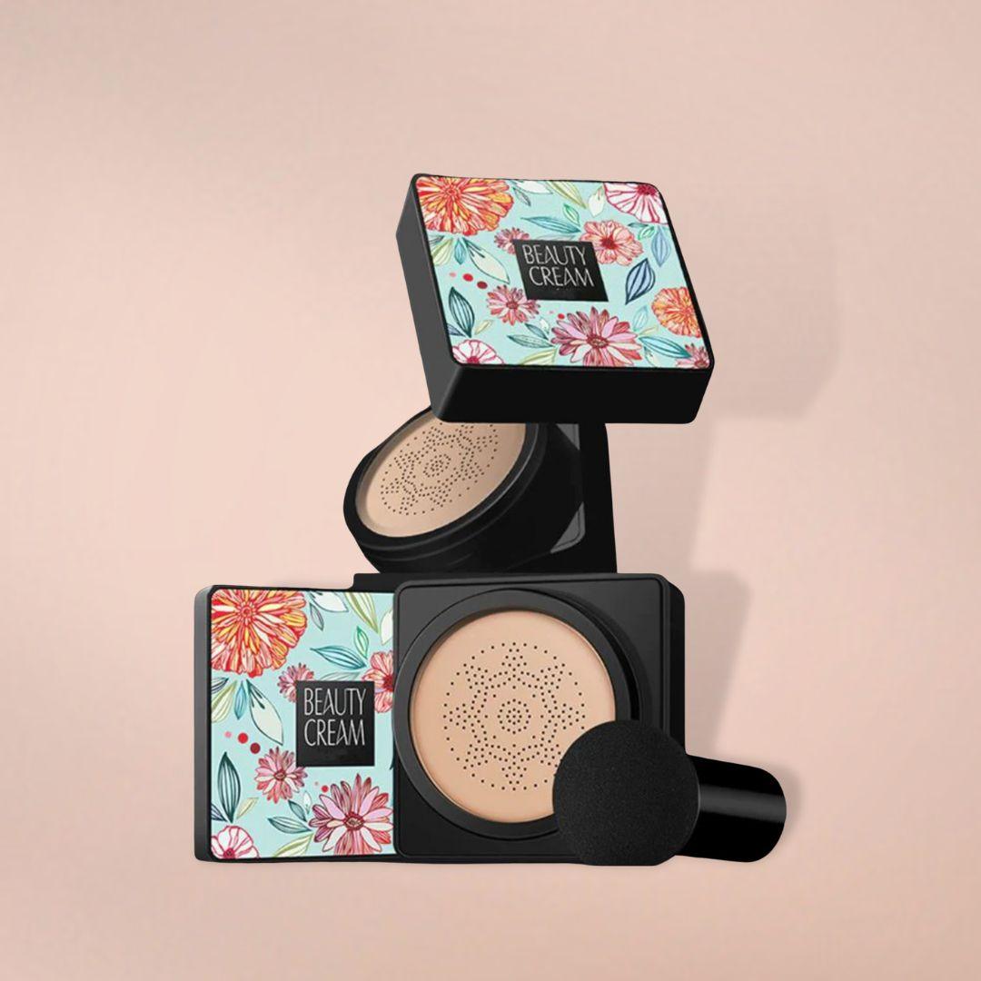 Mushroom Head Air Cushion CC Cream Foundation - Lightweight, Long-Lasting Matte Finish with Moisturizing Coverage