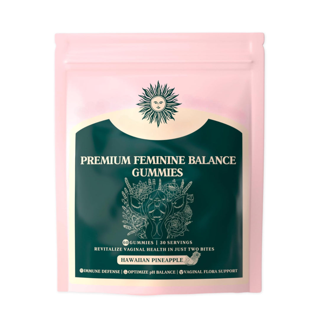 Feminine Balance Gummies - Women’s Health & Immune Support - Vegan, Gluten-Free