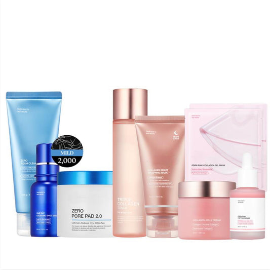 Affordable Glass Glow Skincare Set - Includes 9 Top-Selling Products for Gentle Skin Renewal